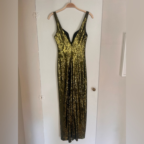 Galvan London Savannah Sequined Tulle Midi Dress - Picture 9 of 11